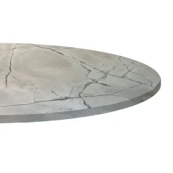 Restootab Plateau rond 80cm decor marbre venato -