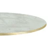 Restootab Plateau rond 80cm decor marbre pokhara chants laiton -