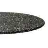Restootab Plateau rond 90cm decor terrazzo black chip -