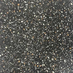 Restootab Plateau rond 90cm decor terrazzo black chip -