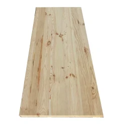 Plateau table bois massif Pin Rustique L.200 X l.60 cm, Ep.34 mm-Wood&Sens Outlet