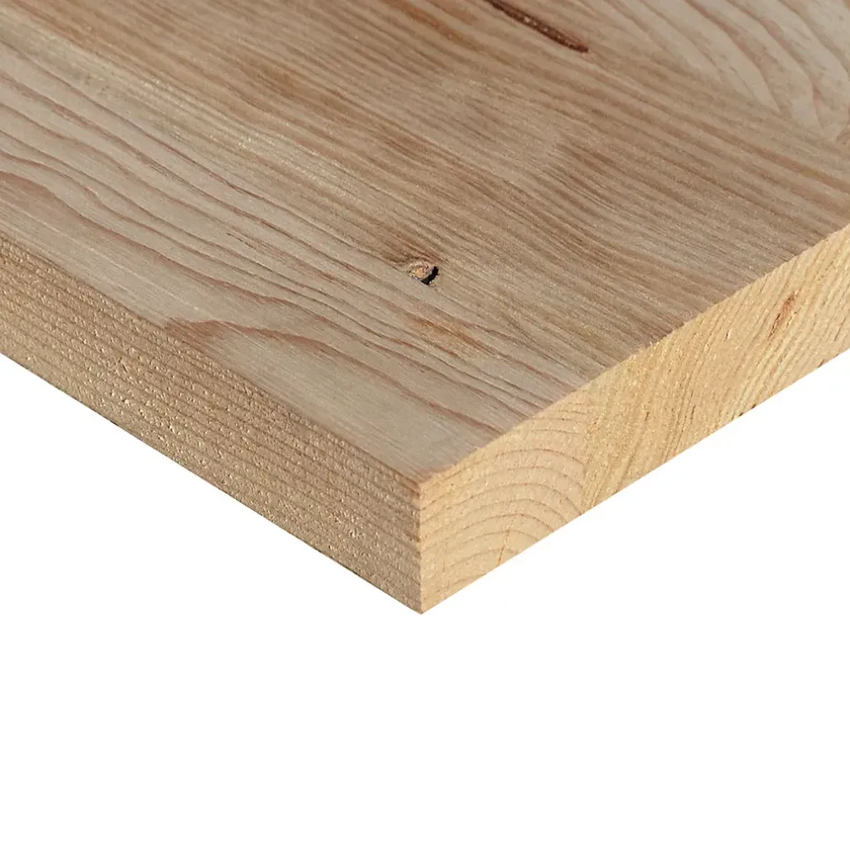 Plateau table bois massif Pin Rustique L.200 X l.60 cm, Ep.34 mm-Wood&Sens Outlet