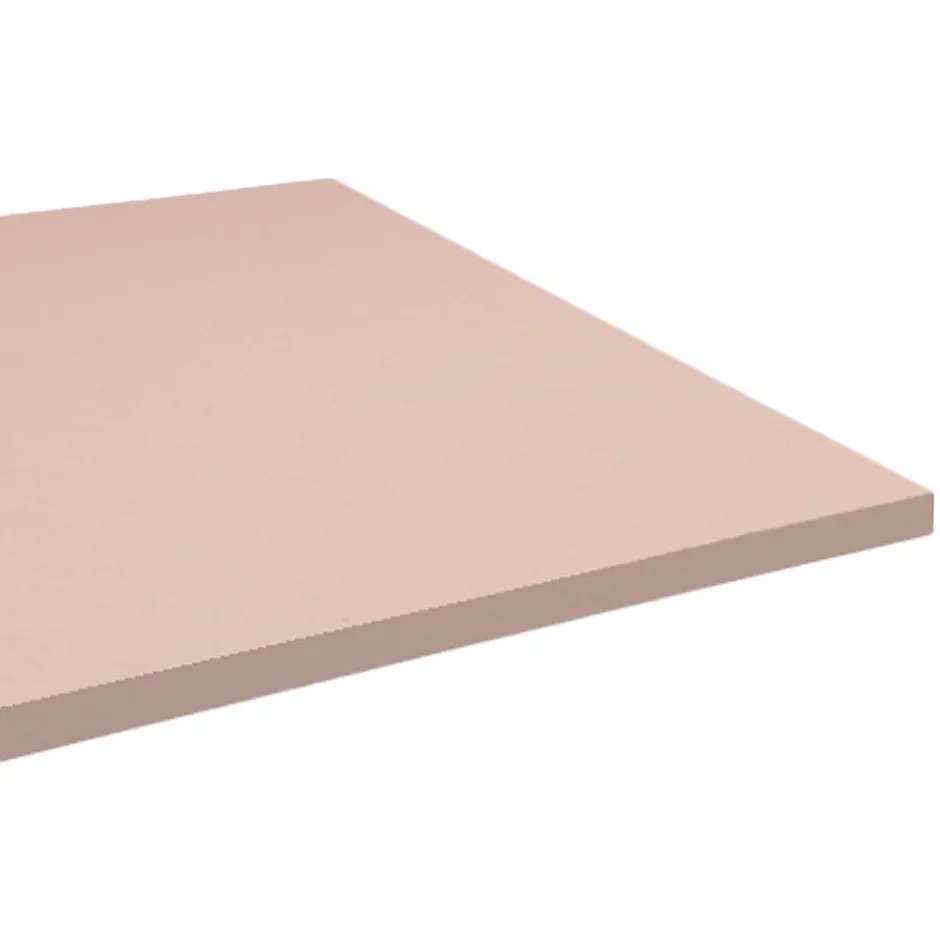 Restootab Plateau 90x90 couleur rose bourbon -