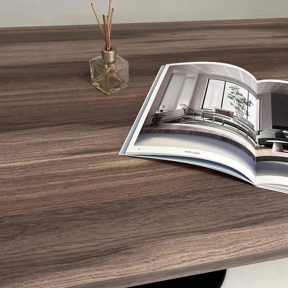 Plateau 120x70 decor chene montagne --Restootab Best