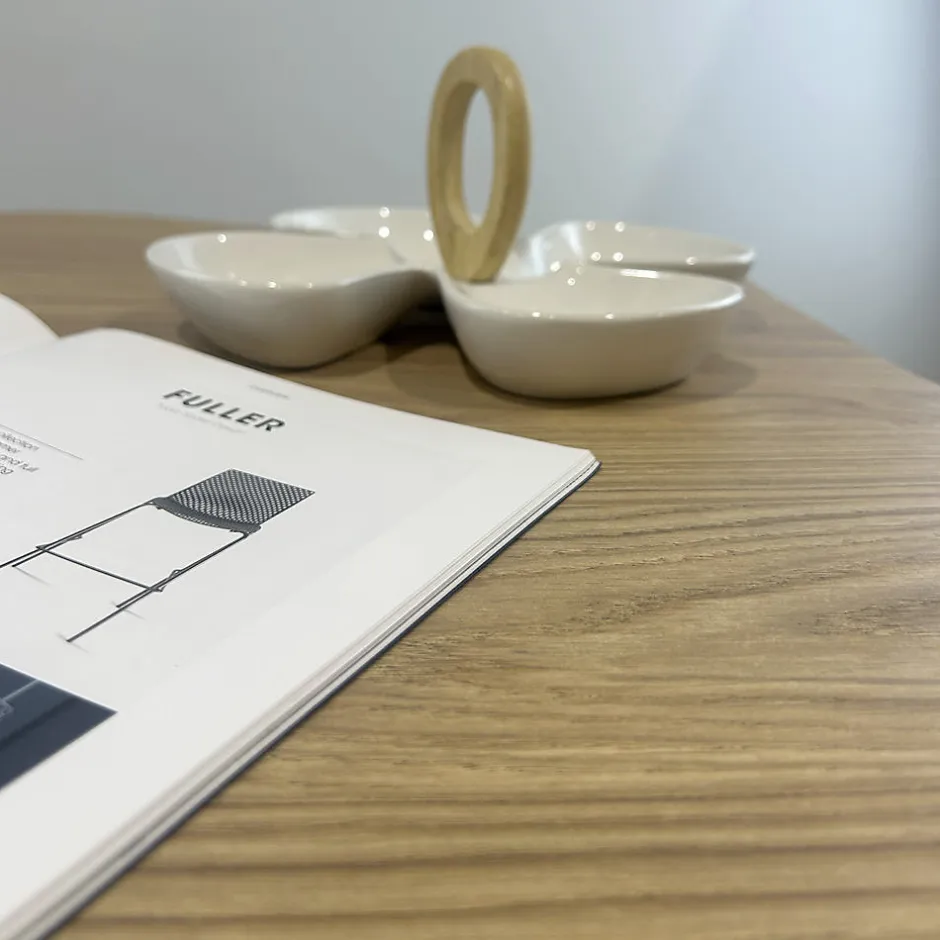 Plateau 90x90 decor chene naturel --Restootab Hot