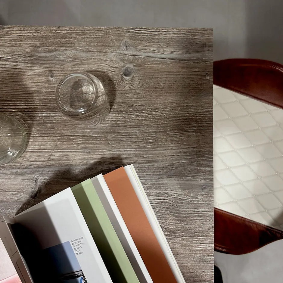 Plateau 120x70 decor chene saman --Restootab Hot