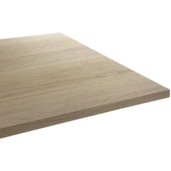 Plateau 90x90 decor chene vicenz --Restootab Outlet