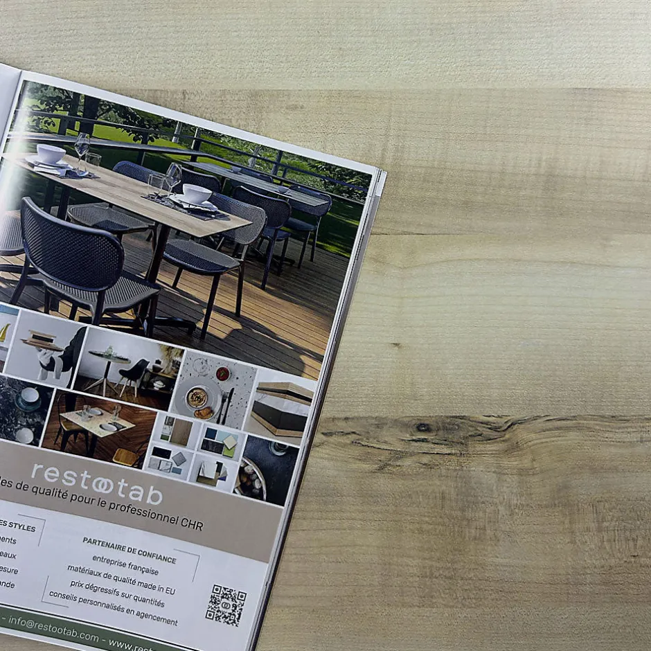 Plateau 160x80 decor erable kanaka --Restootab Online