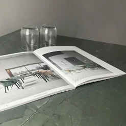 Restootab Plateau 60x60 decor marbre jade -