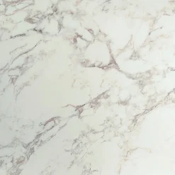 Restootab Plateau 70x70 decor marbre olympo chants laiton -