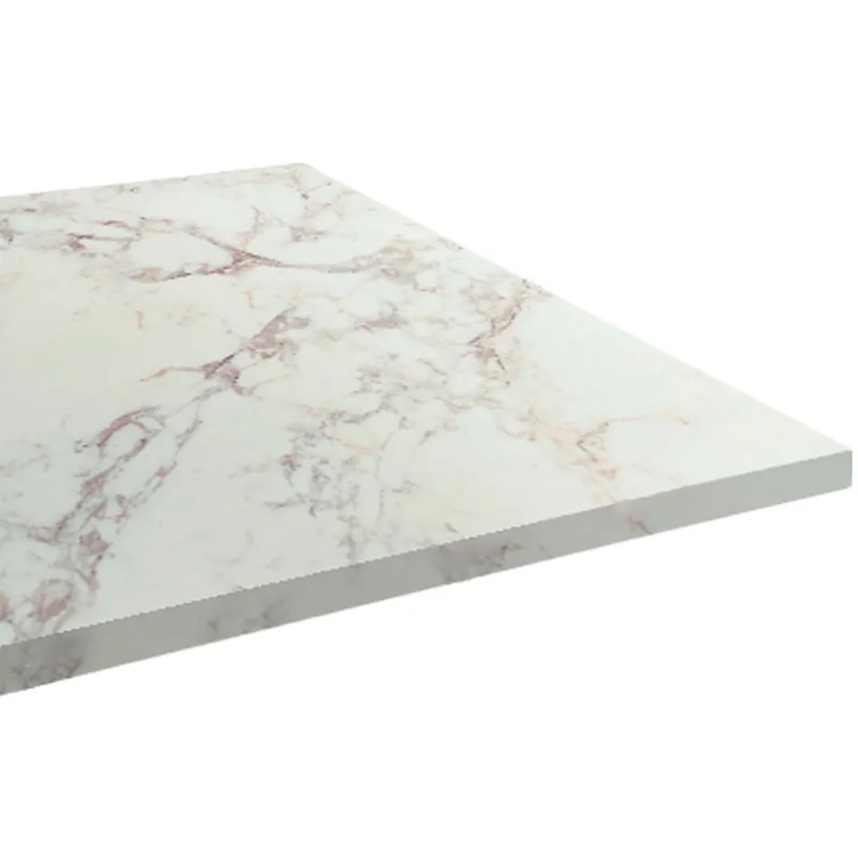 Plateau 60x60 decor marbre olympo --Restootab Best