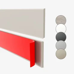 Quest Plinthe adhésive en PVC PREMIUM 10 cm, plinthe lisse flexible FLEX, pour sols RAL 1001, beige, 10 m