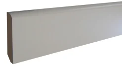 Plinthe arrondie adhésive MDF revêtu blanc 244 x 10 cm, ép.10 mm