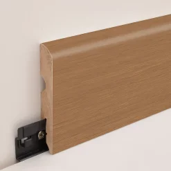 Plinthe arrondie MDF décor 2 chêne blond 220 x 8 cm, ép.13 mm-GoodHome New