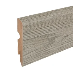 Plinthe arrondie MDF décor 12 chêne brun 220 x 8 cm, ép.13 mm-GoodHome New