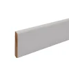 Plinthe arrondie MDF prépeint 120 x 7 cm, ép.10 mm