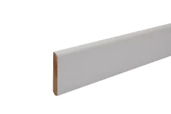 Plinthe arrondie MDF prépeint 120 x 7 cm, ép.10 mm
