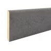 Plinthe arrondie MDF revêtu papier gris béton 240 x 8 cm, ép.14 mm