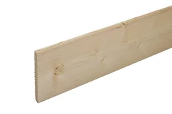 Plinthe arrondie sapin 240 x 9,5 cm, ép.13 mm