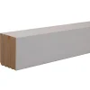 Plinthe arêtes vives MDF prépeint 200 x 10 cm, ép.10 mm (vendu par lot de 5)