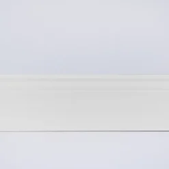 Plinthe Bois de Pin Merkusii - Enduite Gesso Blanc - 12x120x2200mm-Woodbord Best