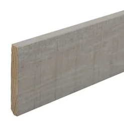 Plinthe brut de sciage béton 9 x 68 mm L.2,05 m