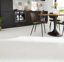 GoodHome Plinthe carrelage blanc mat L.60 x l.8 cm x ép.9 mm, Plain