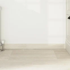 GoodHome Plinthe carrelage effet pierre beige L.60 x l.7,5 cm x ép.9 mm, Kyat