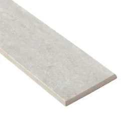 GoodHome Plinthe carrelage gris effet pierre L.60 x l.7,5 cm x ép.9 mm, Kyat