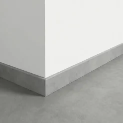 GoodHome Plinthe carrelage gris mat effet béton L.61.6 x l.8 cm x ép.8,5 mm, Konkrete