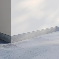 Plinthe carrelage gris Newport l.8 x L.45 cm