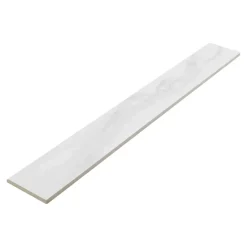 GoodHome Plinthe carrelage intérieur effet marbre blanc L.60 x l.8 cm x ép.9 mm, Ultimate Marble