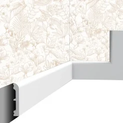 Cimaises Et Plus Plinthe décorative P03 - 7,5x1,3x200cm (h x p x L) - moulure d