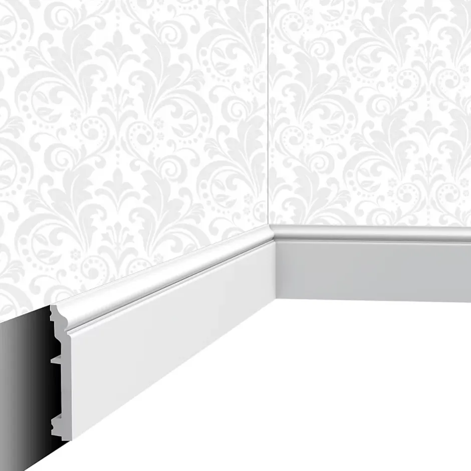 Plinthe décorative P02 - 10 x1,6x200cm (h x p x L) - moulure dé-Cimaises Et Plus Best