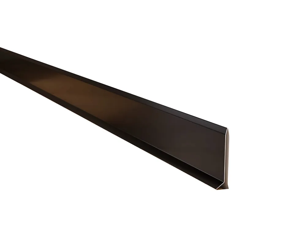 Plinthe décorative pour mur F Noir mat - 60mm x 2700mm x 0,65 ep.-Ilcom Online