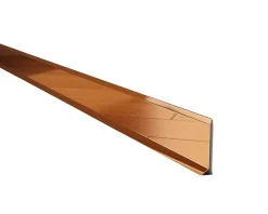 Plinthe décorative pour mur F Cuivre poli - 60mm x 2700mm x 0,65 ep.-Ilcom Online