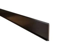 Ilcom Plinthe décorative pour mur F Noir mat - 80mm x 2700mm x 0,65 ep.