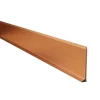 Ilcom Plinthe décorative pour mur F Cuivre satiné - 80mm x 2700mm x 0,65 ep.