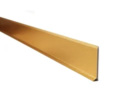 Ilcom Plinthe décorative pour mur F Or satiné - 80mm x 2700mm x 0,65 ep.