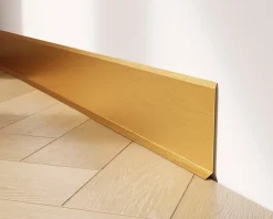 Ilcom Plinthe décorative pour mur F Or satiné - 80mm x 2700mm x 0,65 ep.