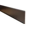 Ilcom Plinthe décorative pour mur F Noir satiné - 100mm x 2700mm x 0,65 ep.