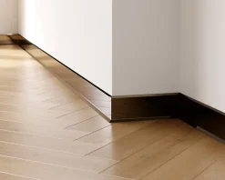 Plinthe décorative pour mur F Noir poli - 100mm x 2700mm x 0,65 ep.-Ilcom Best