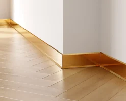 Plinthe décorative pour mur F Or poli - 80mm x 2700mm x 0,65 ep.-Ilcom Best