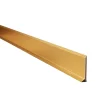 Plinthe décorative pour mur F Or satiné - 60mm x 2700mm x 0,65 ep.-Ilcom Clearance
