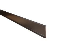 Plinthe décorative pour mur F Noir satiné - 60mm x 2700mm x 0,65 ep.-Ilcom Clearance