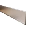 Ilcom Plinthe décorative pour mur F Argent satiné - 100mm x 2700mm x 0,65 ep.