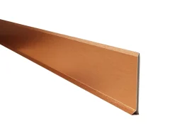 Ilcom Plinthe décorative pour mur F Cuivre satiné - 100mm x 2700mm x 0,65 ep.