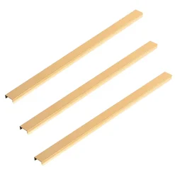 Brand Home Deluxe Plinthe décorative pour panneau acoustique Lot de 3 - Or 50 cm