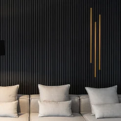 Plinthe décorative pour panneau acoustique Lot de 3 - Or 110 cm-Brand Home Deluxe Clearance