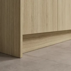 Plinthe de cuisine Elcot effet chêne H.15 x l.240 x ép.1,6 cm-GoodHome New